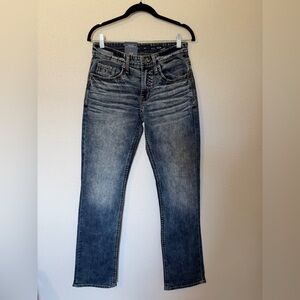 BKE Jake Bootcut Jeans Mens 29x36 COOLMAX Performance Denim